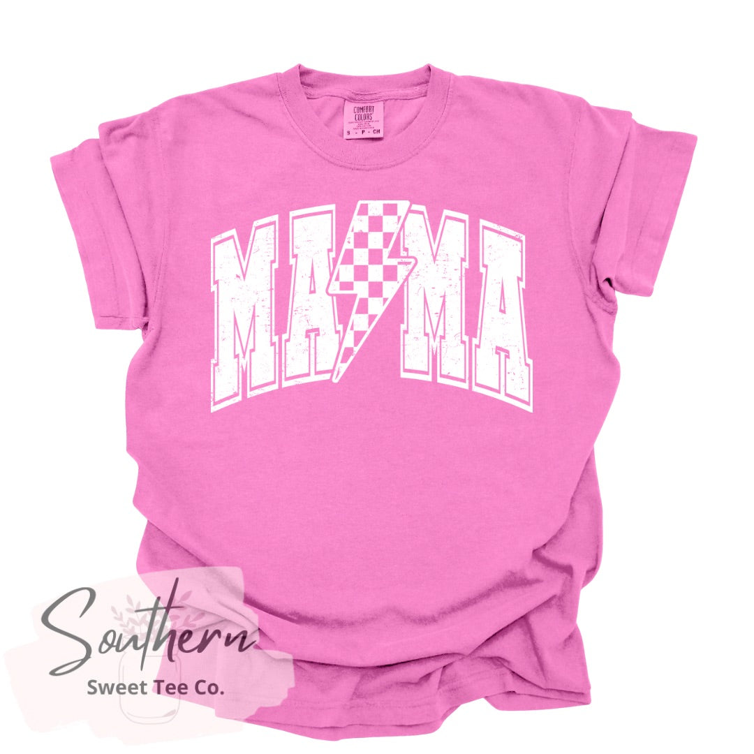 Neon Mama Lightning Bolt Graphic Tee