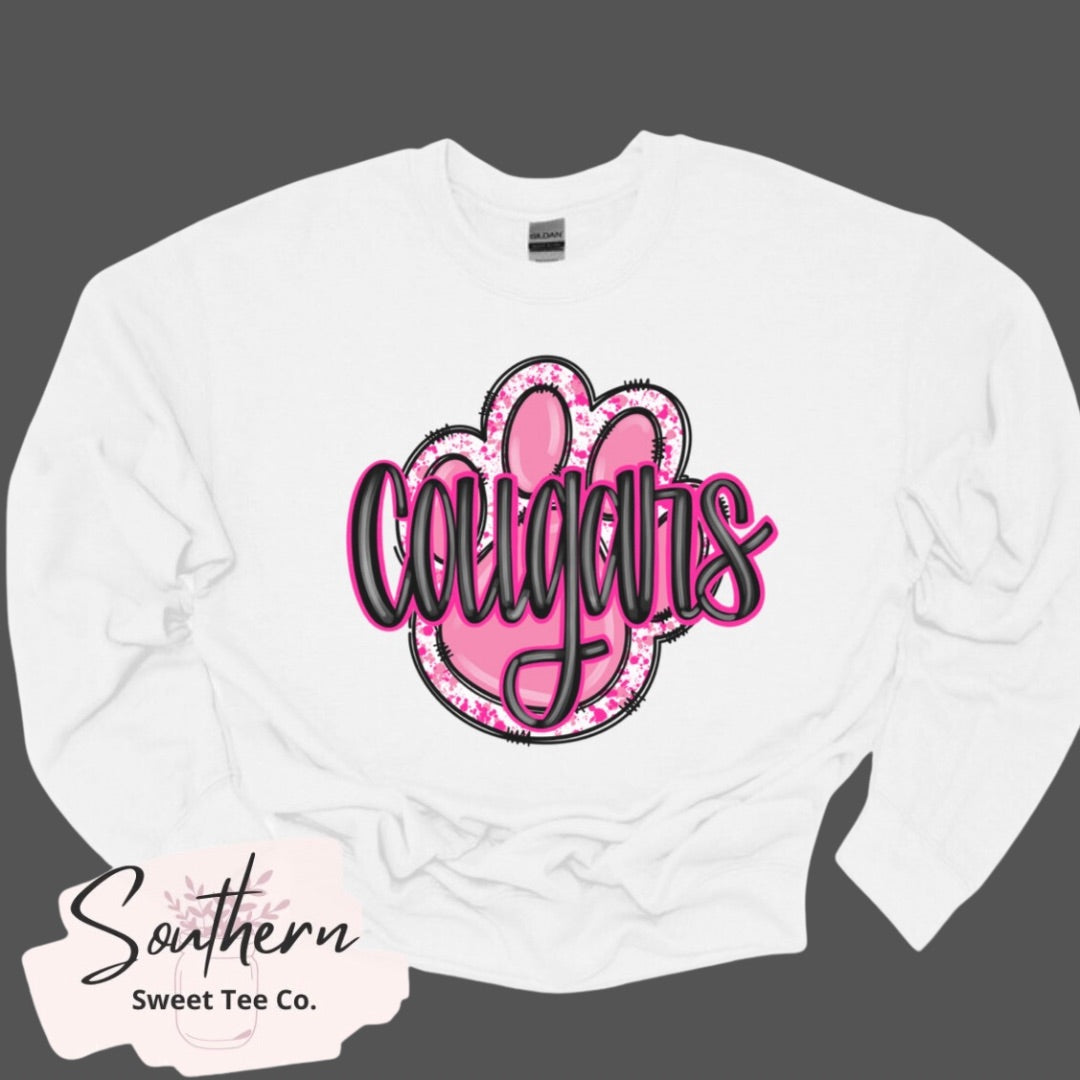 Pink Out Cougars Sweatshirt