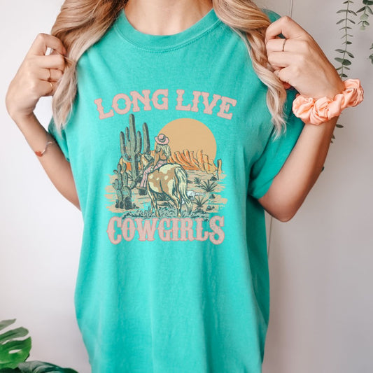 Long Live Cowgirls - Teal